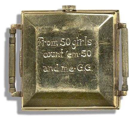 Functional Gene Kelly Personally Owned & Worn Custom Watch