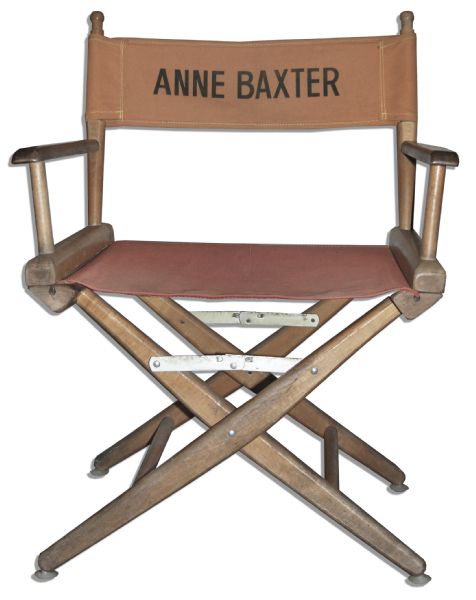 Anne Baxter's Director's Chair