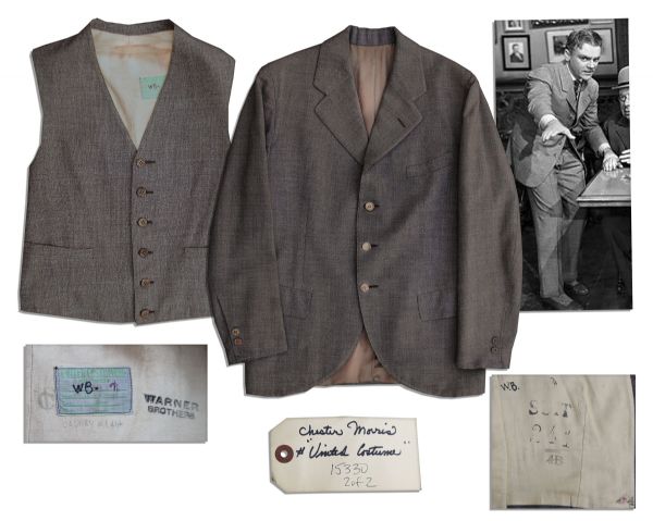 James Cagney Screen Worn Wardrobe From ''Yankee Doodle Dandy'' -- The Musical Film That Won Him His Best Actor Academy Award