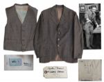 James Cagney Screen Worn Wardrobe From Yankee Doodle Dandy -- The Musical Film That Won Him His Best Actor Academy Award
