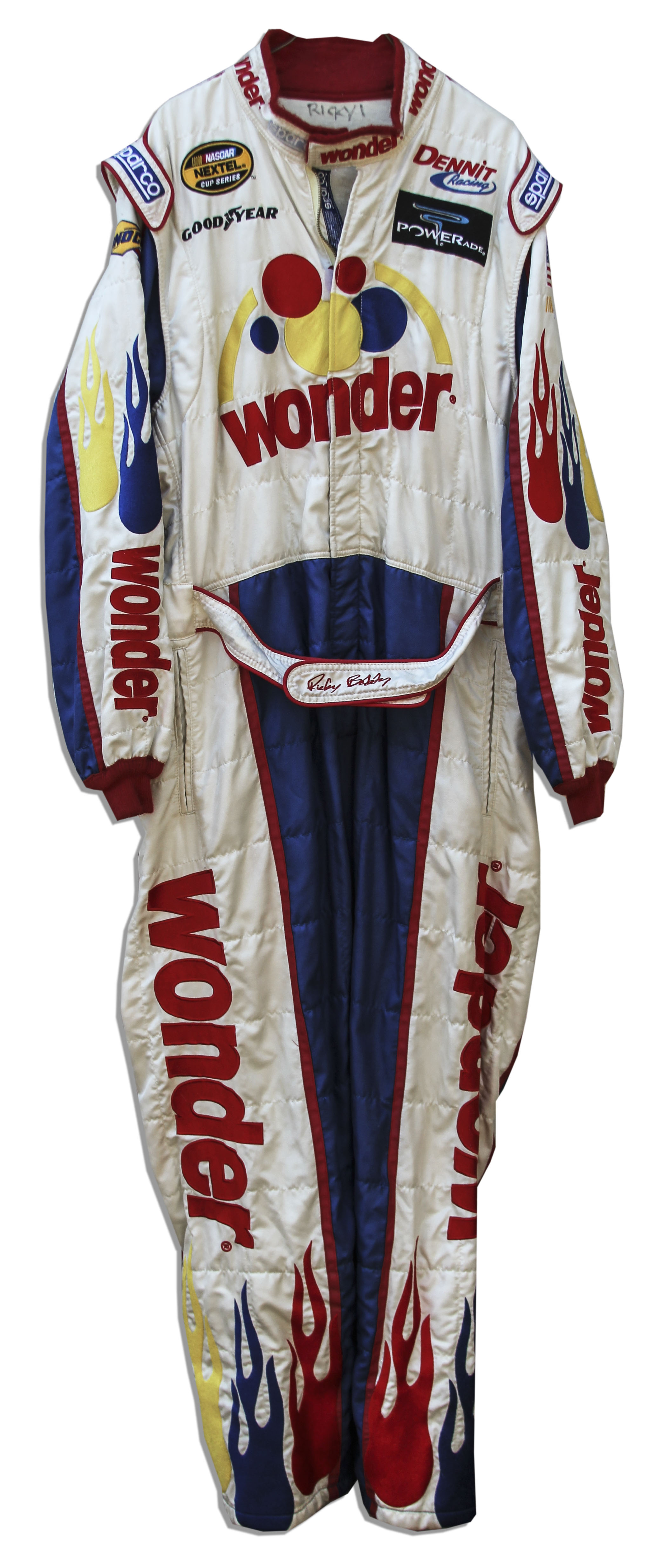 Lot Detail - Will Ferrell Hero Costume From His Racecar Driver Comedy