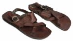 Bruce Lees Personally Owned & Worn Leather Sandals