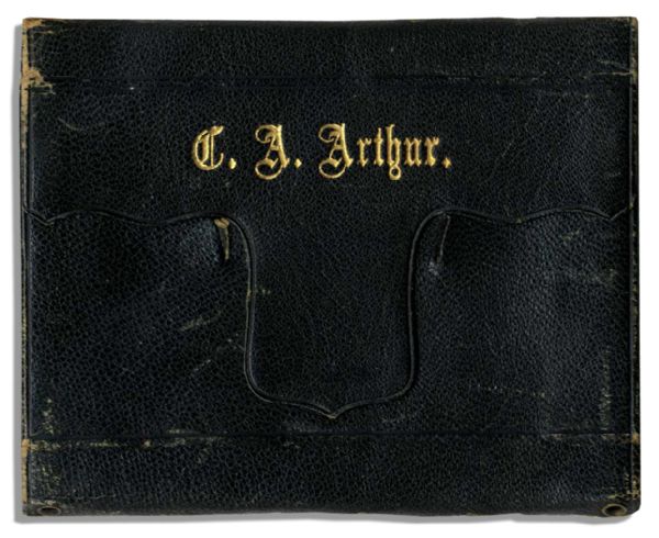Chester A. Arthur Personally Owned Custom Leather Wallet