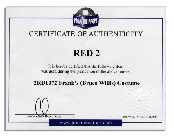 Bruce Willis Costume for Red 2