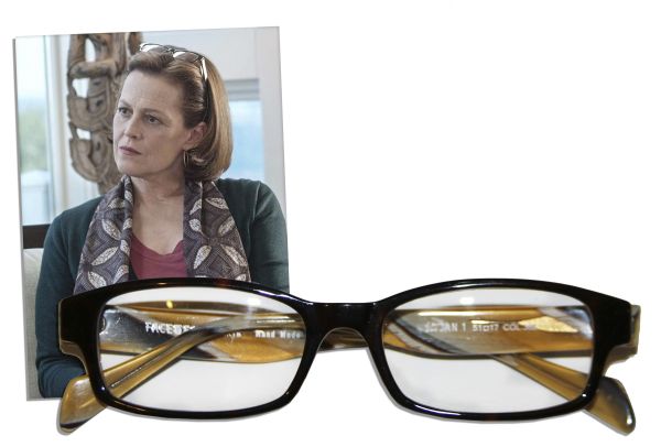 Sigourney Weaver Screen-Worn Tortoise Reading Glasses From Abduction
