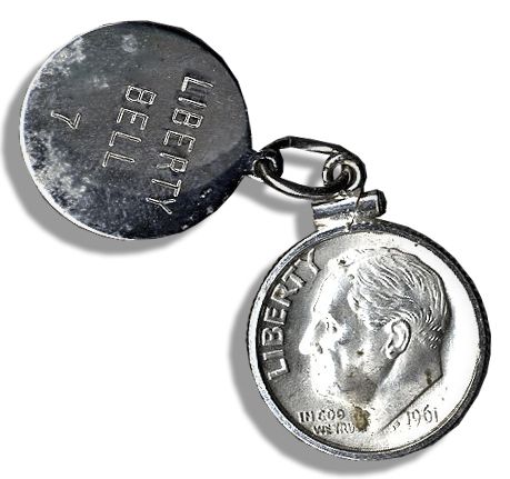 Liberty Bell 7 Space-Flown Dime From Mercury-Redstone 4, the Second Manned Mission in NASA History -- From the Estate of Astronaut Gus Grissom