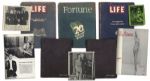 Lot of 5 Darryl F. Zanuck Bound Publications -- Life & Fortune From The 1930s -- With Articles on Zanuck -- & 20th Century Fox Materials From The 1950s, With Rare Marilyn Monroe Photos