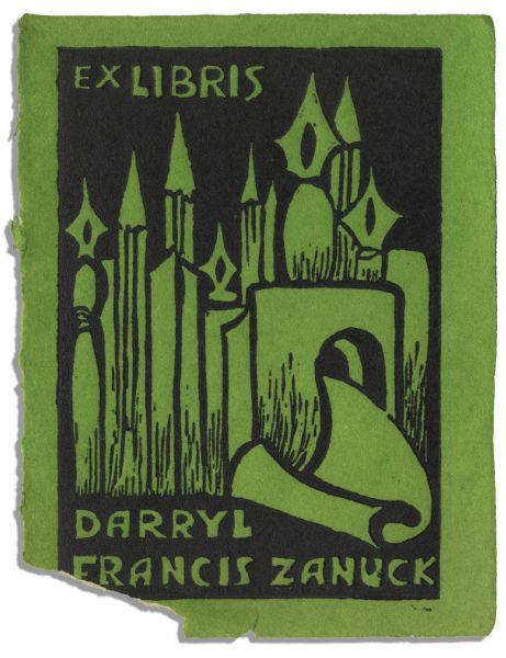 Darryl F. Zanuck's Own Sales Training Materials for 20th Century Fox From 1951, as Movies Face TV Competition -- …there's nothing to be afraid of… -- With His Bookplate