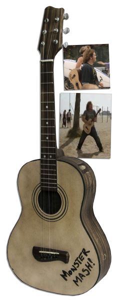 Jack Blacks Rubber Stunt Guitar From Tenacious D in The Pick of Destiny