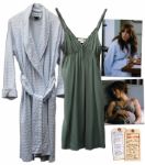 Jennifer Lopez Hero Silk Nightgown & Terry Robe From The Back-Up Plan