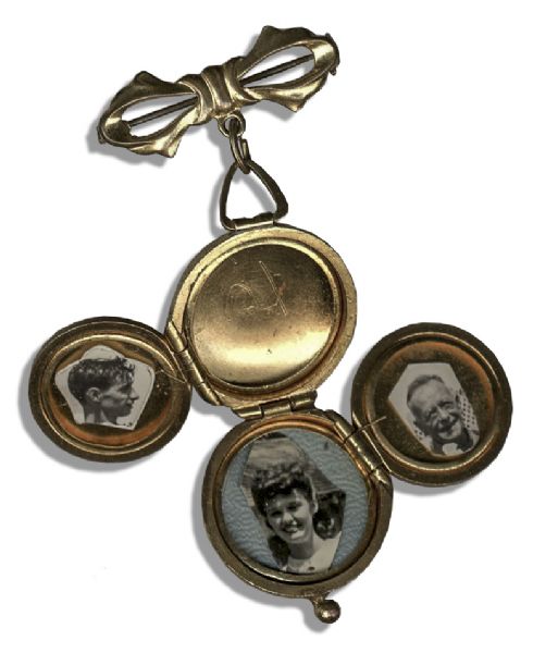 Lucille Ball Personally Owned Locket With Photos of Her Own Family Growing Up -- With a COA From Her Daughter