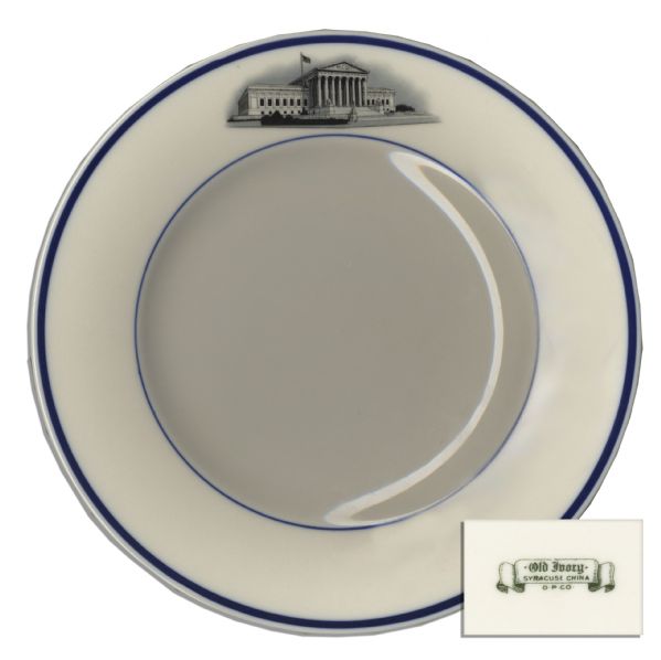U.S. Supreme Court Commemorative Plate by Syracuse China -- Fine