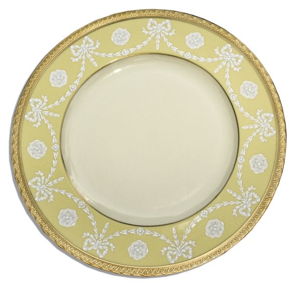 Clinton White House Used China -- Salad Plate by Lenox From the Year 2000 -- Fine