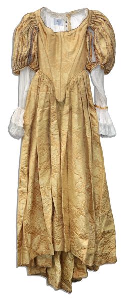 Judith Godreche ''Man in the Iron Mask'' Costume -- Heavy Gown & Leather Shoes