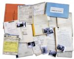 Peter Lawford Rat Pack Archive -- Documents for His Movie With Sammy Davis Jr., 63 Photos From the 1960s, Matchbooks & Legal Documents Related to Taxes & His Divorce From Patricia Kennedy
