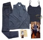 Jenna Elfman Screen-Worn Wardrobe Ensemble From 1600 Penn -- With Wardrobe Departments Tag, Photo of Elfman Dressed in The Wardrobe & COA from 20th Century Fox