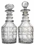 Ava Gardner Personally Owned Pair of Crystal Decanters