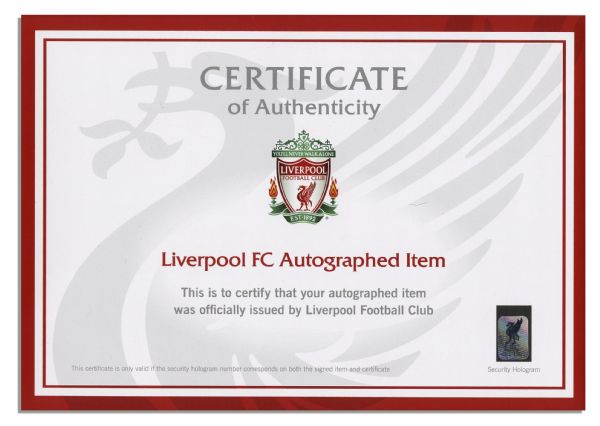 Lucas Leiva Liverpool Match Worn Shirt Signed