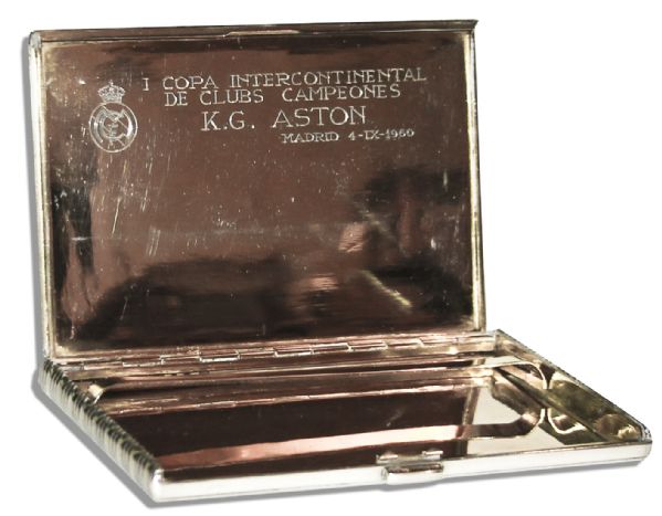 FIFA World Cup 1960 Silver Plated Cigarette Case