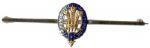 Royal Bar Brooch -- With Prince of Wales Order of The Garter Insignia