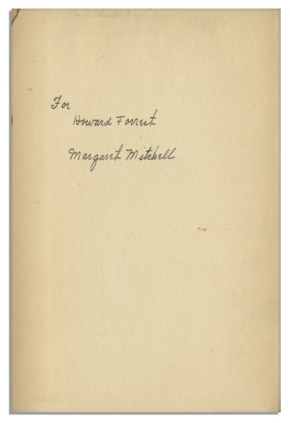 Margaret Mitchell ''Gone With The Wind'' First Edition Signed