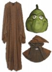 Jim Carrey Screen-Worn Cloak as The Grinch -- With Green Grinch Mask