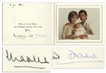 Princess Diana and Prince Charles 1982 Christmas Card Signed 