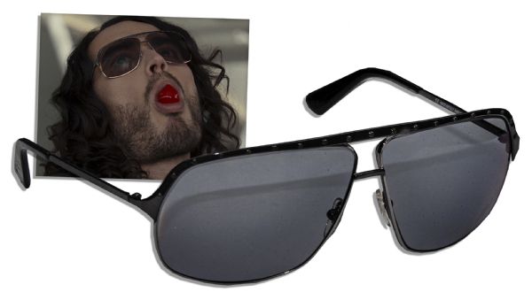 Russell Brand Production Used Designer Sunglasses From ''Get Him to the Greek'' -- From The Airport Scene When Brand's Character Forces Jonah Hill's Conservative Character to Smuggle Heroin