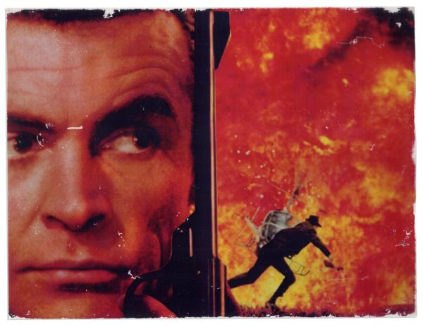 Transparencies from the First Ever James Bond Film, ''Dr. No'' -- 5 Stills of Sean Connery in Character as Bond