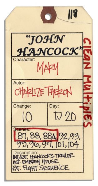 Charlize Theron Screen-Worn Costume From ''Hancock'' 