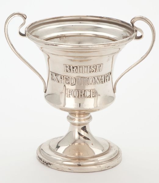 1919 Boxing Trophy for the British Expeditionary Force -- Stunning Artifact of WWI Troops Stationed in France -- From the Personal Collection of Malcolm S. Forbes