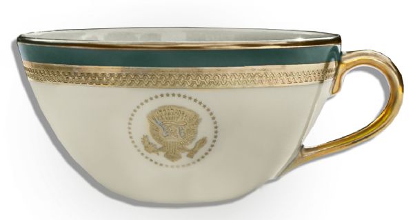 Harry S. Truman White House Exhibit China -- Cup & Saucer by Lenox -- Fine