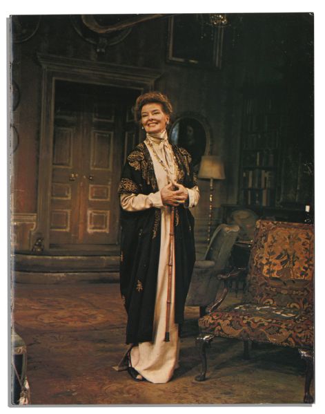 Katharine Hepburn Signed Program From Her 1976 Stage Show, ''A Matter of Gravity'' -- Within, an Abundance of Photos of Hepburn in Film & Stage Productions