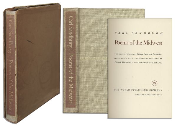 Carl Sandburg Special Limited Edition of ''Poems of the Midwest''