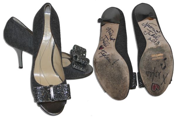 Naomi Judd Worn Kate Spade Shoes Signed