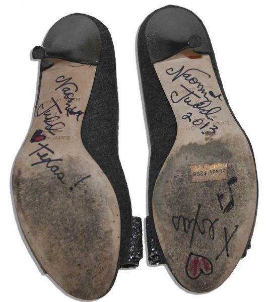 Naomi Judd Worn Kate Spade Shoes Signed