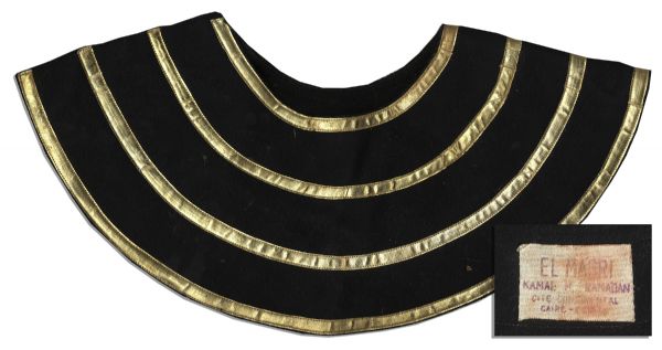 Egyptian Collar Costume Piece From Cecil B. DeMille's Biblical Epic ''The Ten Commandments''