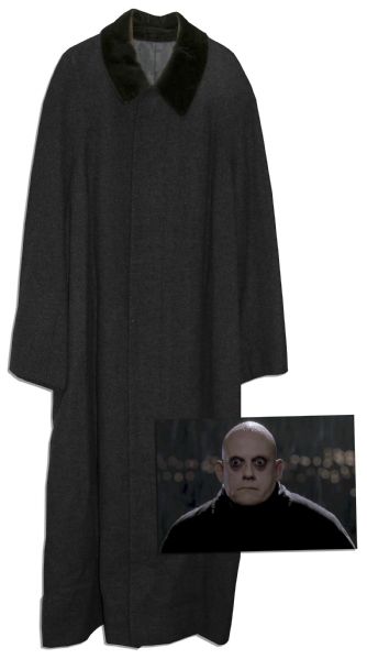 Christopher Lloyd Screen-Worn Pinstripe Suit Costume From ''Addams Family Values''