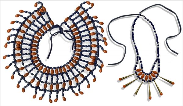 Two Beaded Necklaces From ''The Ten Commandments''