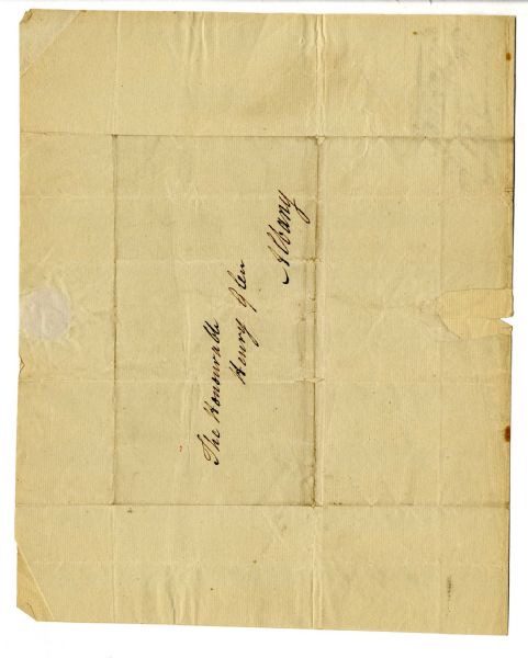 West Point Chief Engineer Stephen Rochefontaine Autograph Letter Signed -- From West Point in 1796, the Year of the West Point Fire