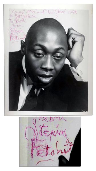 Stepin Fetchit Signed 8'' x 10'' Photo -- First African American Film Star to Receive Screen Credit