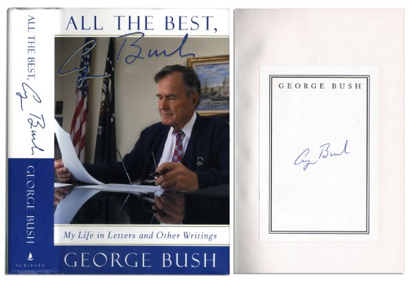 President George H.W. Bush Signed Copy of ''All The Best''