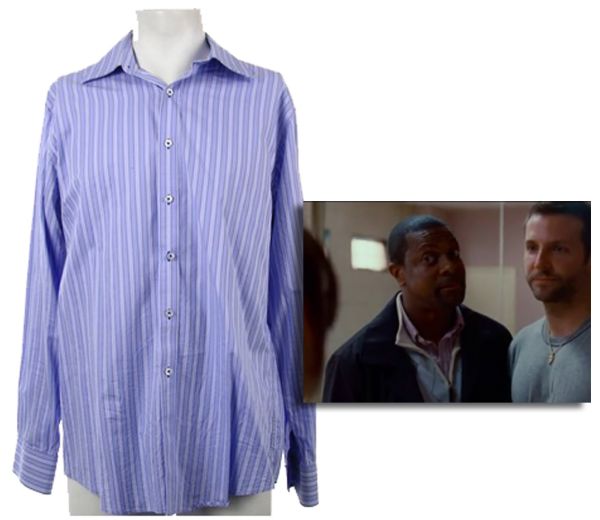 Chris Tucker Production Used Shirt From the 2012 Acclaimed Indie Film ''Silver Linings Playbook''
