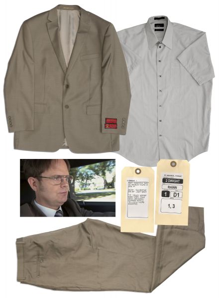 Rainn Wilson Screen Worn Mantoni Business Suit From ''The Office''