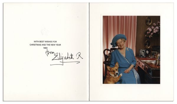 Queen Elizabeth the Queen Mother 1993 Royal Christmas Card