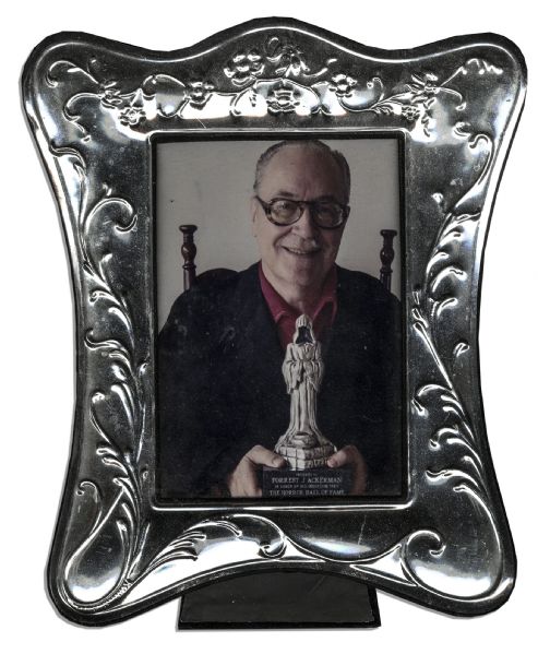 Exceedingly Rare Horror Hall of Fame Award Statue Presented to Iconic Sci-Fi Personality Forrest J. Ackerman