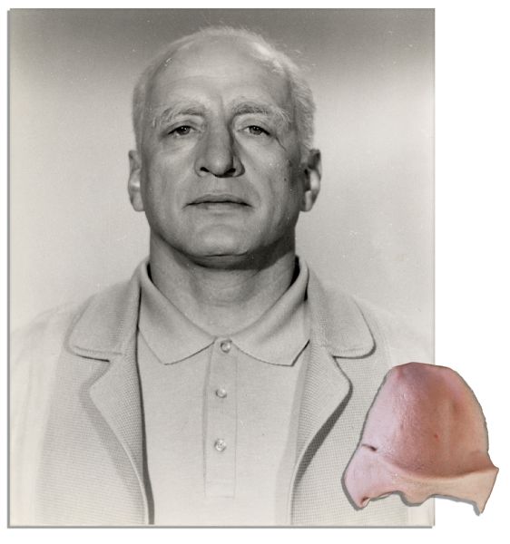 Prosthetic Nose Used on George C. Scott as WWII General George S. Patton in 1970 Best Picture ''Patton''