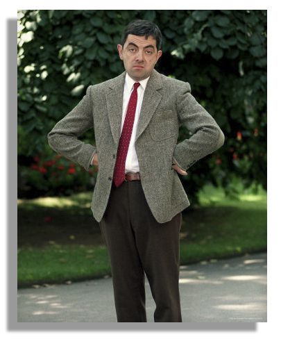 Comedian Rowan Atkinson's Costume as Mr. Bean From The 1997 Film ''Bean''
