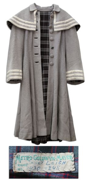 Janet Leigh Coat From Little Women With Metro-Goldwyn-Mayer Label