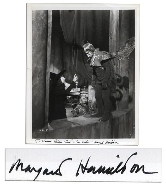 Margaret Hamilton ''Wizard of Oz''  8'' x 10'' Photo Signed as The Witch 